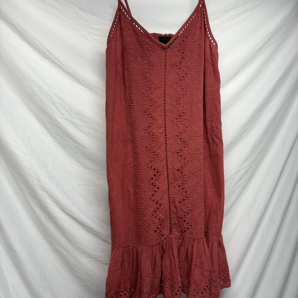 Rust colored house of harlow dress